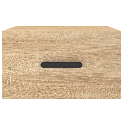 Comodino a Muro Rovere Sonoma 35x35x20 cm | homemem39