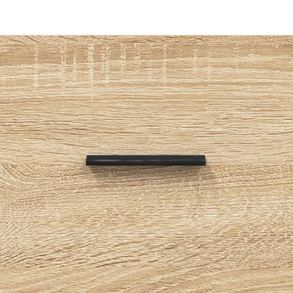 Comodino a Muro Rovere Sonoma 35x35x20 cm | homemem39