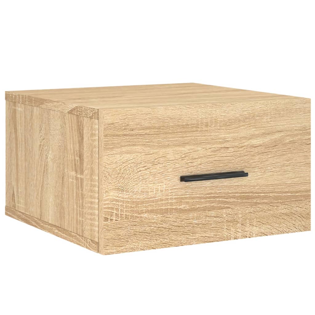 Comodini a Muro 2 pz Rovere Sonoma 35x35x20 cm | homemem39