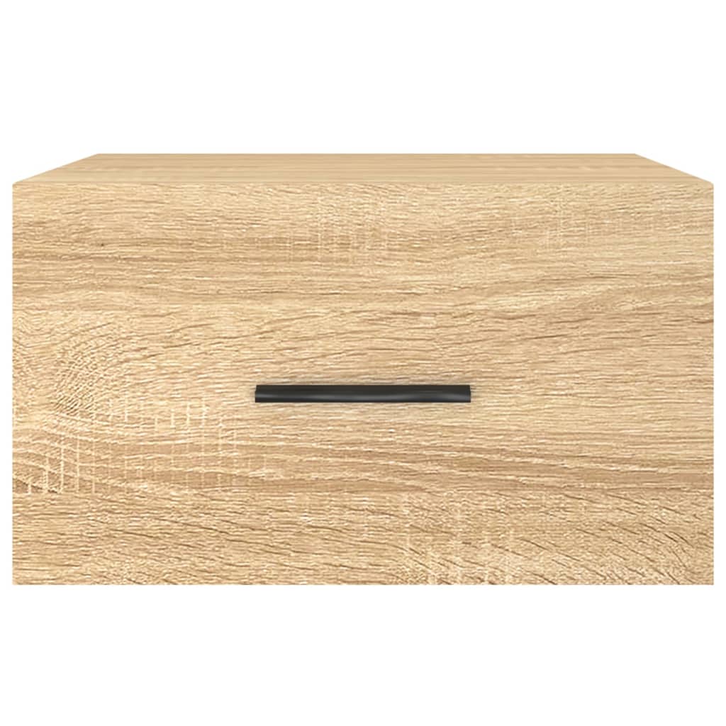 Comodini a Muro 2 pz Rovere Sonoma 35x35x20 cm | homemem39