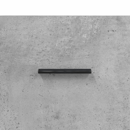Comodino a Muro Grigio Cemento 35x35x20 cm - homemem39