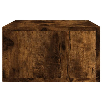 Comodino a Muro Rovere Fumo 35x35x20 cm | homemem39