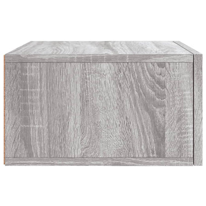 Comodino a Muro Grigio Sonoma 35x35x20 cm | homemem39