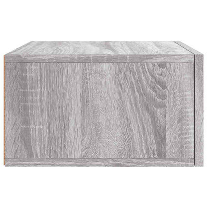 Comodini a Muro 2 pz Grigio Sonoma 35x35x20 cm | homemem39
