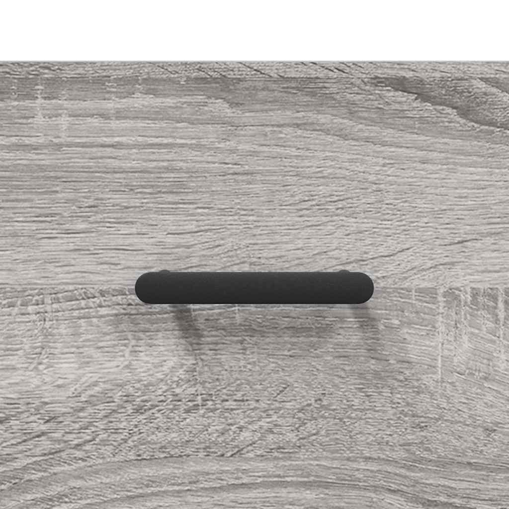 Comodini a Muro 2 pz Grigio Sonoma 35x35x20 cm | homemem39