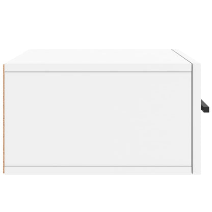 Comodino a Muro Bianco 35x35x20 cm | homemem39
