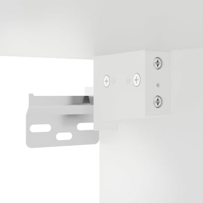 Comodino a Muro Bianco 35x35x20 cm | homemem39