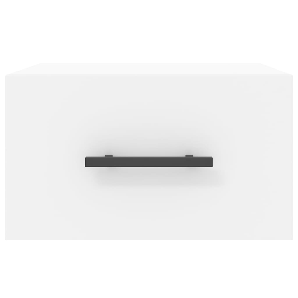 Comodini a Muro 2 pz Bianchi 35x35x20 cm | homemem39