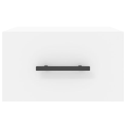 Comodini a Muro 2 pz Bianchi 35x35x20 cm | homemem39