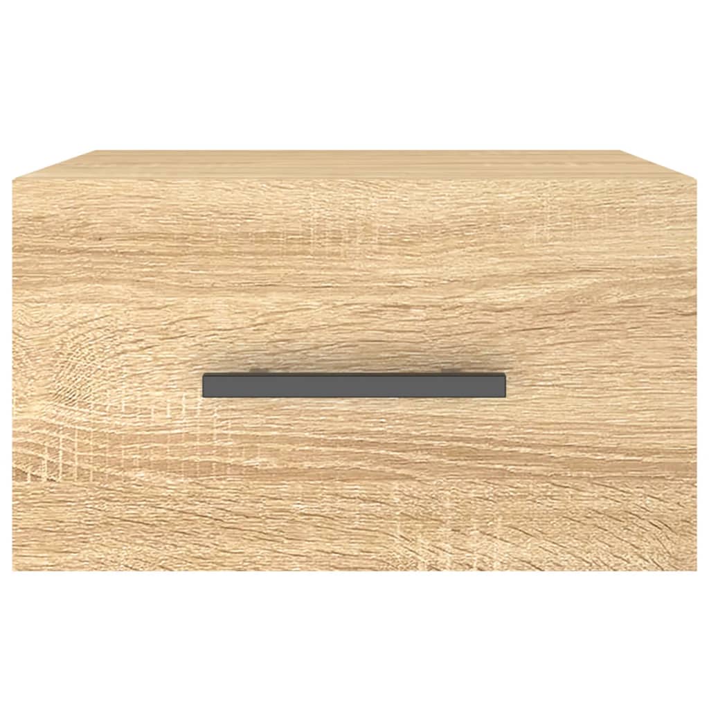 Comodini a Muro 2 pz Rovere Sonoma 35x35x20 cm | homemem39