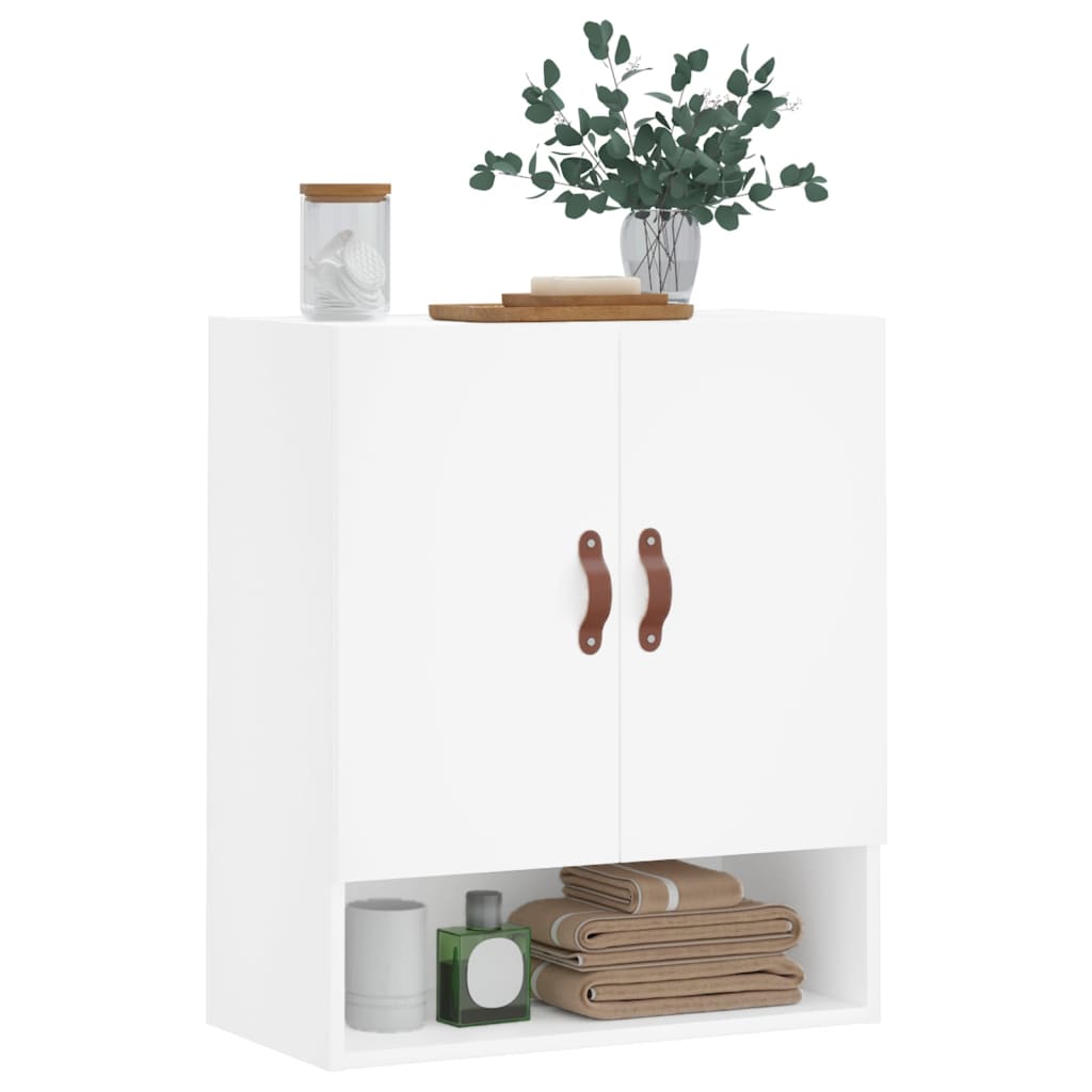 Armadietto a Muro Bianco 60x31x70 cm in Legno Multistrato | homemem39