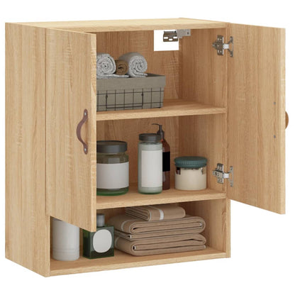 Armadietto a Muro Rovere Sonoma 60x31x70 cm Legno Multistrato