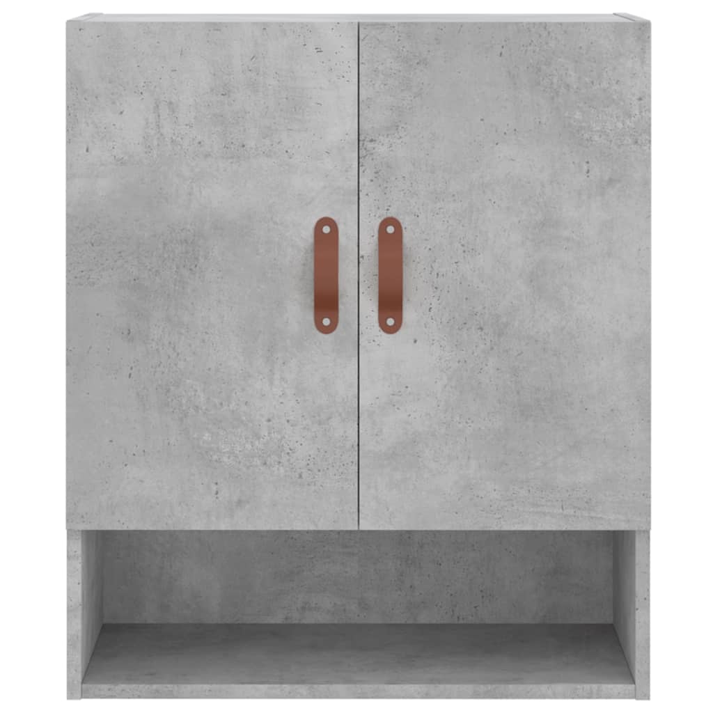 Armadietto a Muro Grigio Cemento 60x31x70 cm Legno Multistrato | homemem39