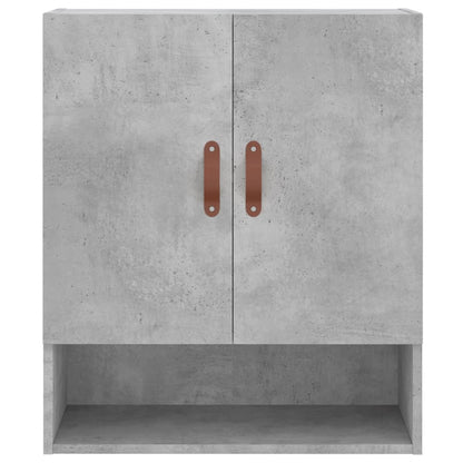 Armadietto a Muro Grigio Cemento 60x31x70 cm Legno Multistrato | homemem39