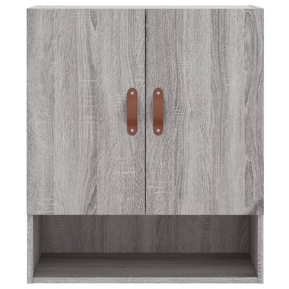 Armadietto a Muro Grigio Sonoma 60x31x70cm in Legno Multistrato | homemem39