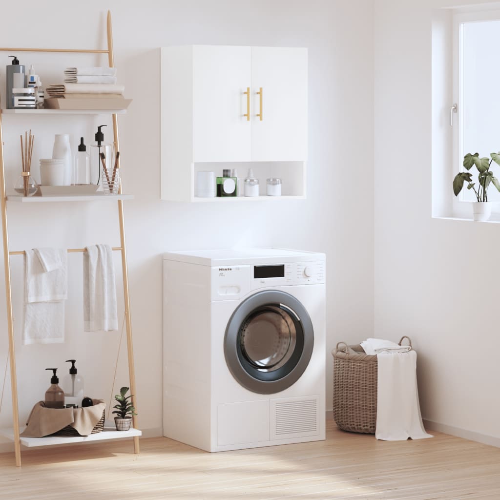 Armadietto a Muro Bianco 60x31x70 cm in Legno Multistrato | homemem39