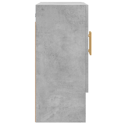 Armadietto a Muro Grigio Cemento 60x31x70 cm Legno Multistrato | homemem39
