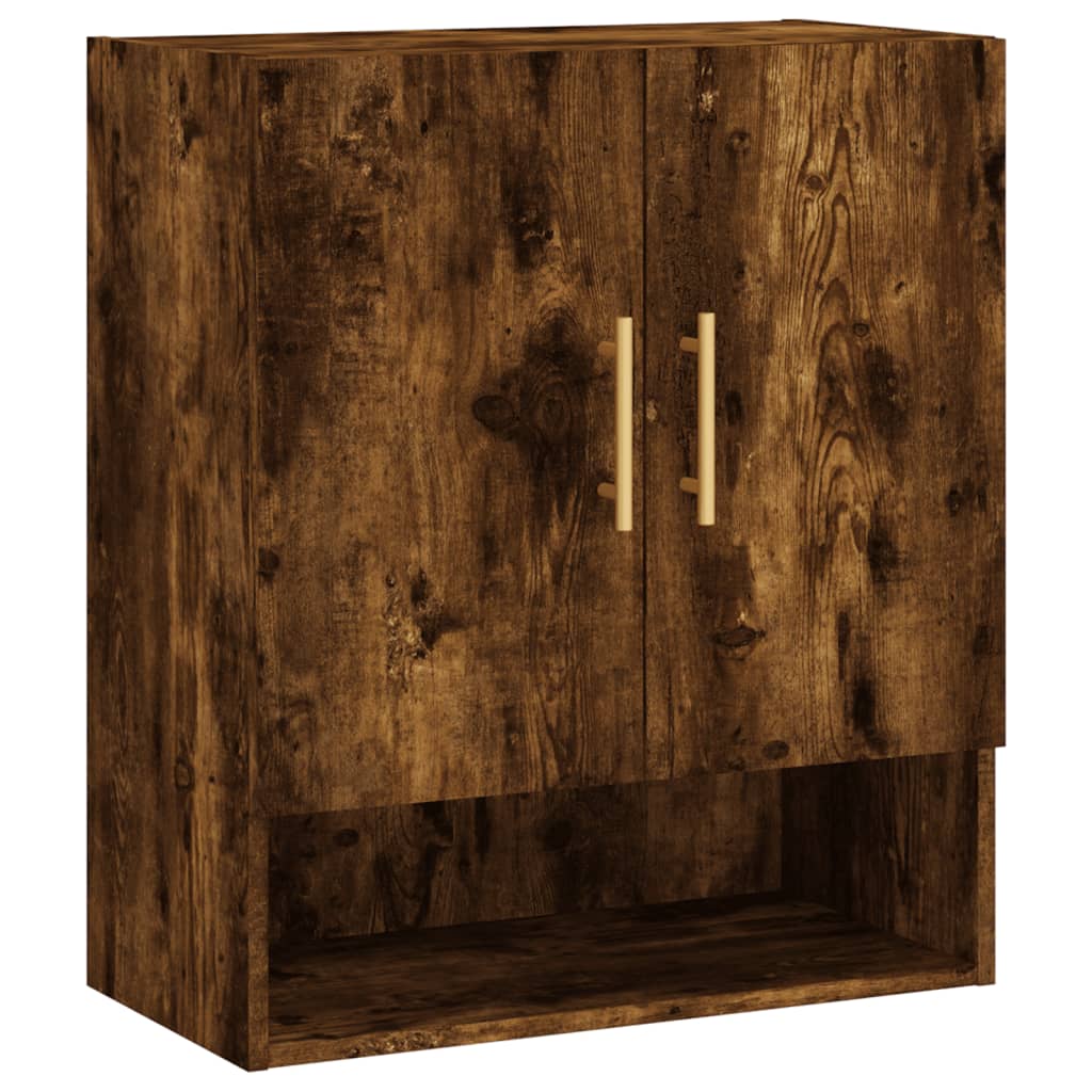 Armadietto a Muro Rovere Fumo 60x31x70 cm in Legno Multistrato | homemem39