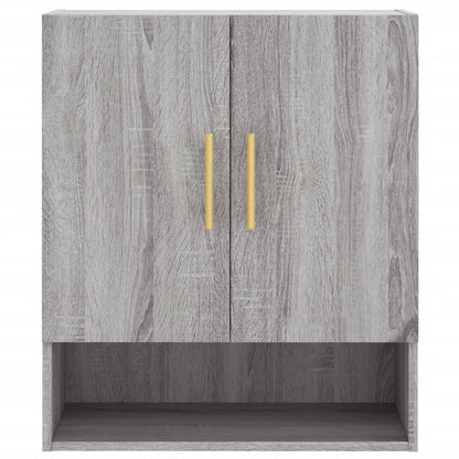 Armadietto a Muro Grigio Sonoma 60x31x70cm in Legno Multistrato | homemem39