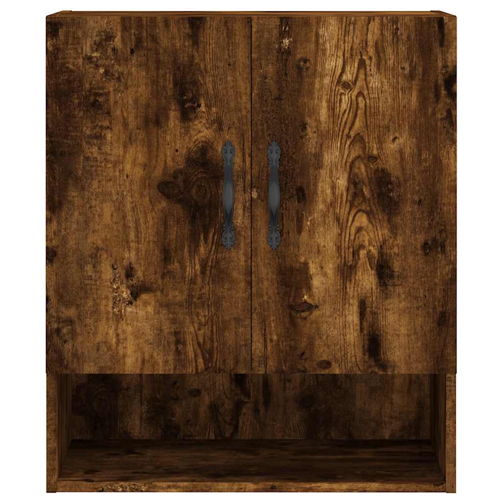 Armadietto a Muro Rovere Fumo 60x31x70 cm in Legno Multistrato | homemem39
