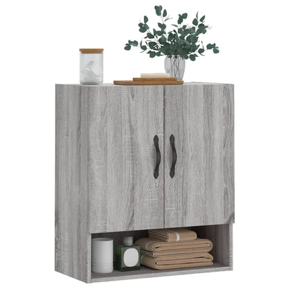 Armadietto a Muro Grigio Sonoma 60x31x70cm in Legno Multistrato | homemem39