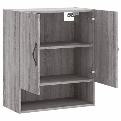 Armadietto a Muro Grigio Sonoma 60x31x70cm in Legno Multistrato | homemem39