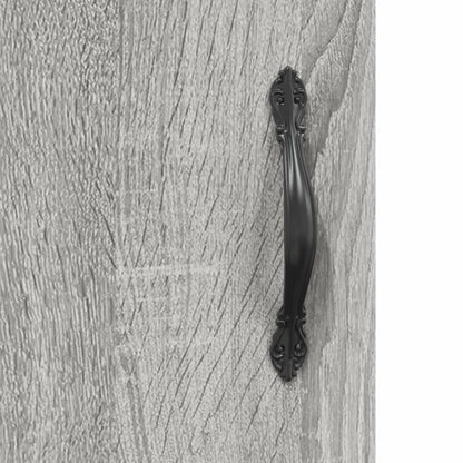 Armadietto a Muro Grigio Sonoma 60x31x70cm in Legno Multistrato | homemem39
