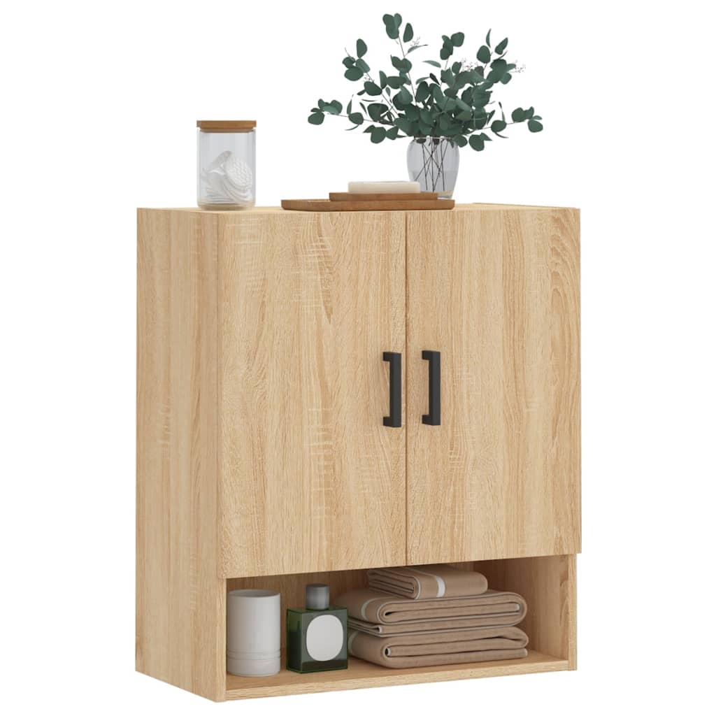Armadietto a Muro Rovere Sonoma 60x31x70 cm Legno Multistrato | homemem39