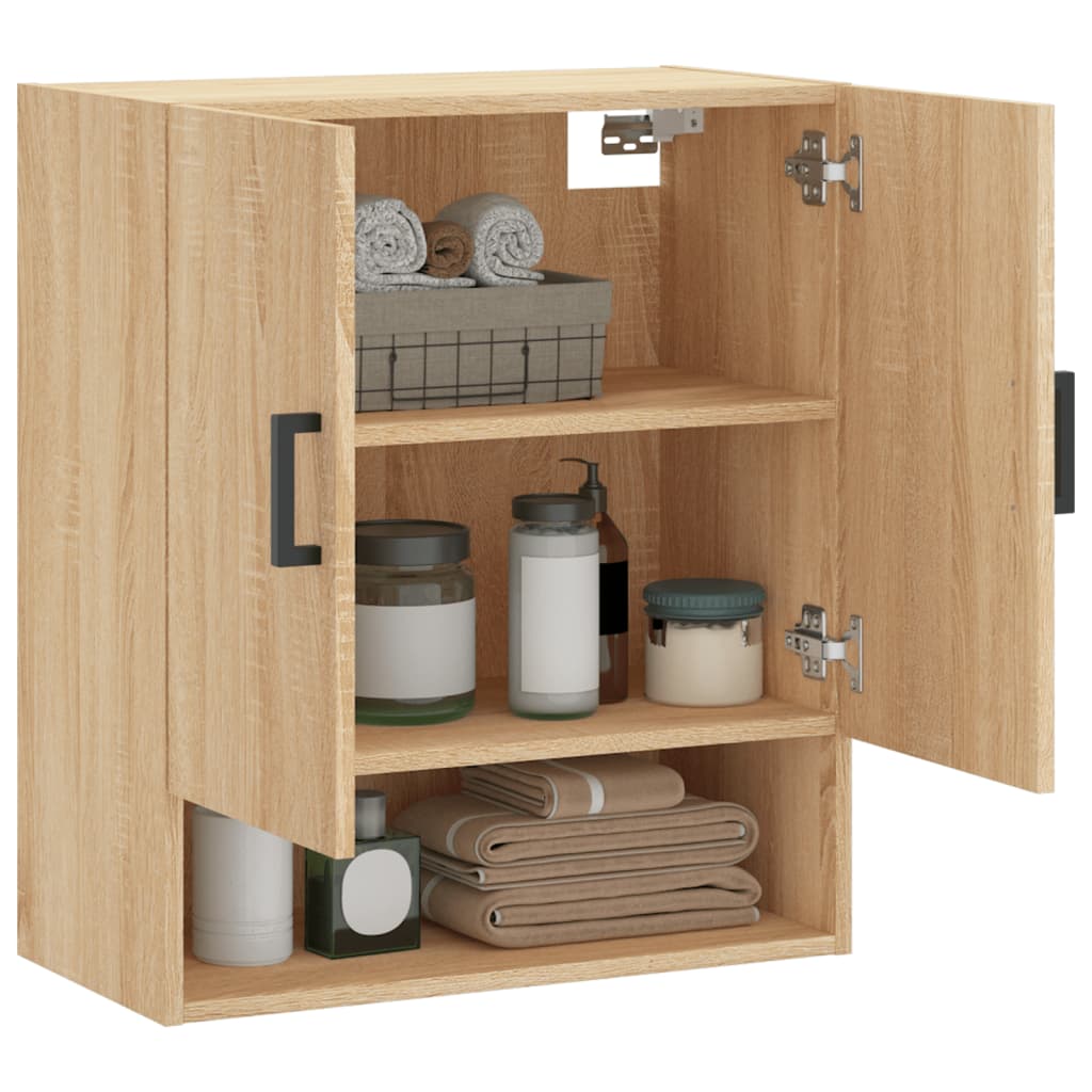 Armadietto a Muro Rovere Sonoma 60x31x70 cm Legno Multistrato