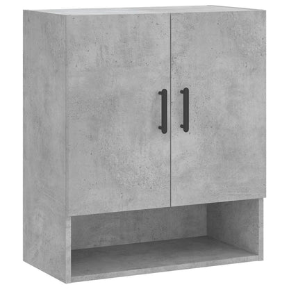 Armadietto a Muro Grigio Cemento 60x31x70 cm Legno Multistrato | homemem39