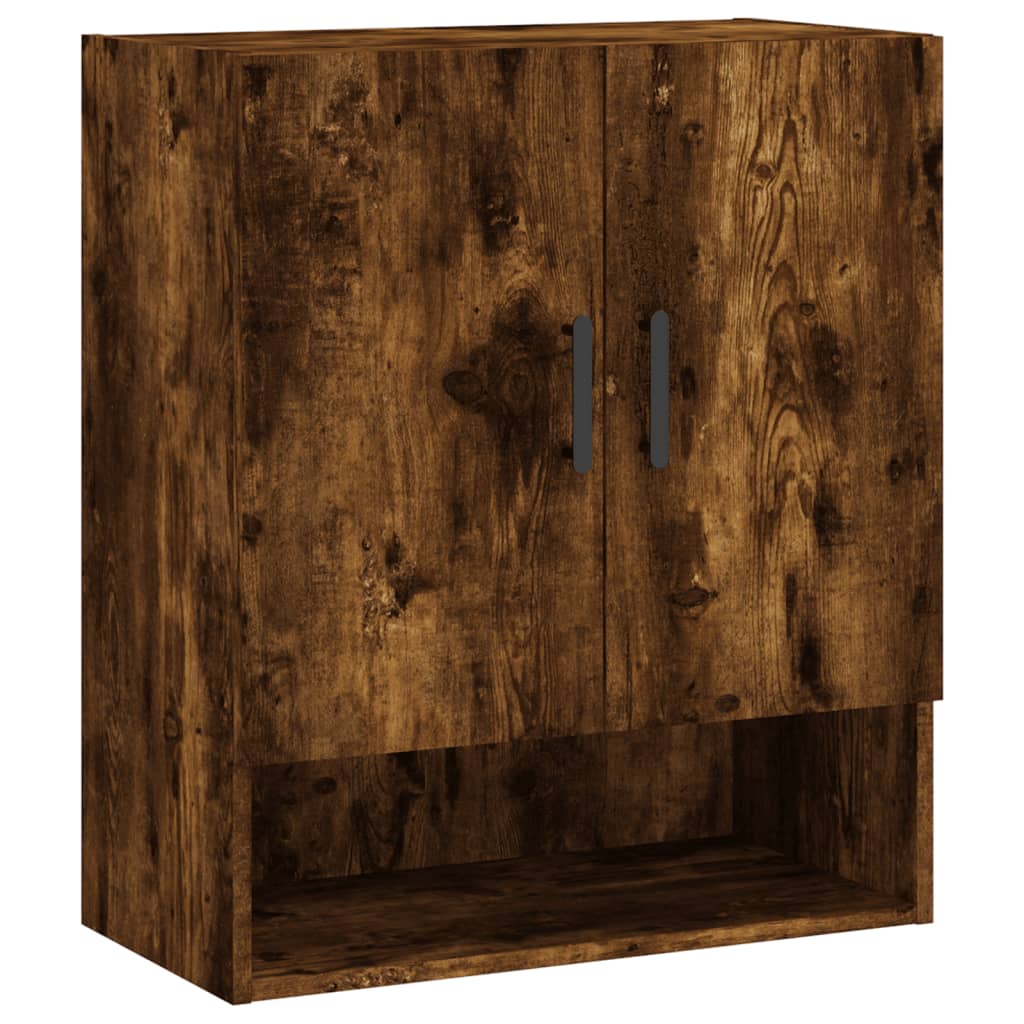 Armadietto a Muro Rovere Fumo 60x31x70 cm in Legno Multistrato | homemem39