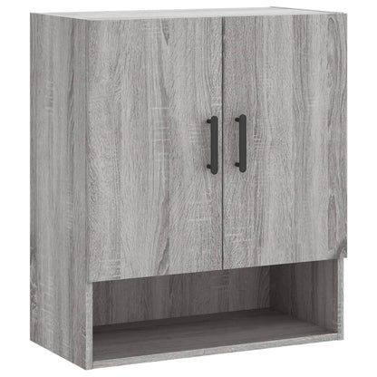Armadietto a Muro Grigio Sonoma 60x31x70cm in Legno Multistrato | homemem39