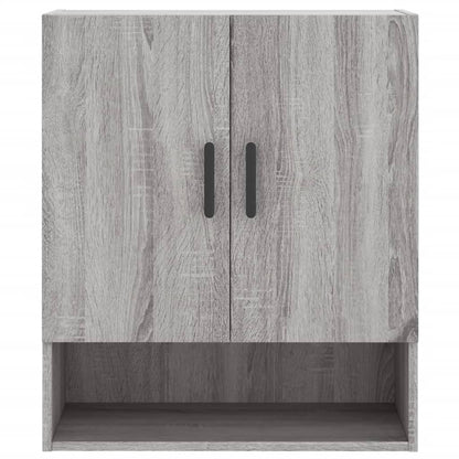 Armadietto a Muro Grigio Sonoma 60x31x70cm in Legno Multistrato | homemem39