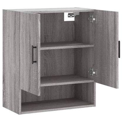 Armadietto a Muro Grigio Sonoma 60x31x70cm in Legno Multistrato | homemem39