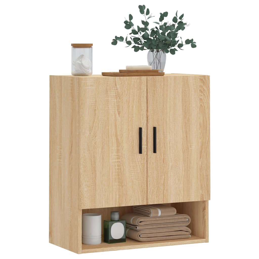 Armadietto a Muro Rovere Sonoma 60x31x70 cm Legno Multistrato | homemem39