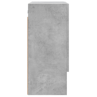 Armadietto a Muro Grigio Cemento 60x31x70 cm Legno Multistrato | homemem39