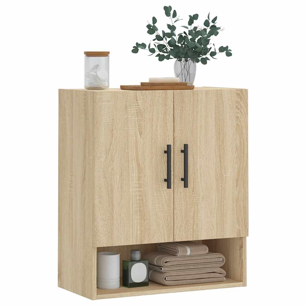 Armadietto a Muro Rovere Sonoma 60x31x70 cm Legno Multistrato | homemem39