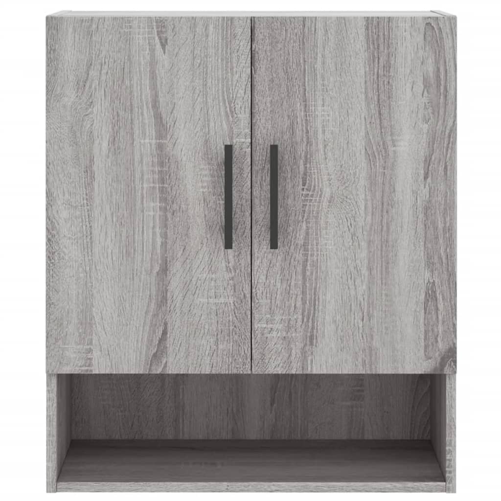 Armadietto a Muro Grigio Sonoma 60x31x70cm in Legno Multistrato | homemem39