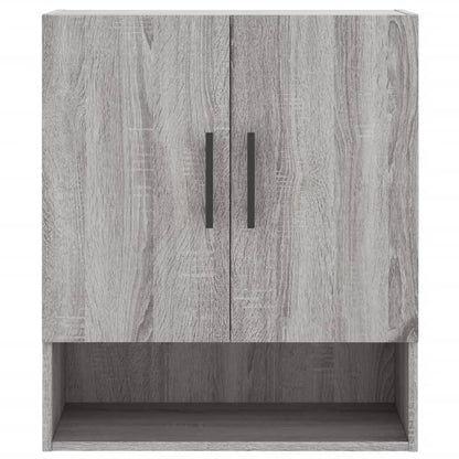 Armadietto a Muro Grigio Sonoma 60x31x70cm in Legno Multistrato | homemem39