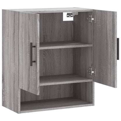 Armadietto a Muro Grigio Sonoma 60x31x70cm in Legno Multistrato | homemem39