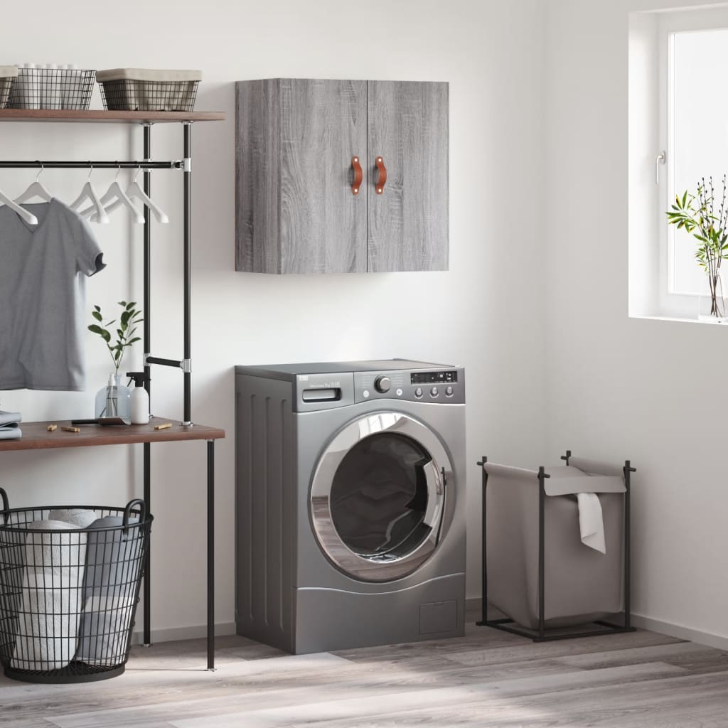 Mobile Pensile Grigio Sonoma 60x31x60 cm in Legno Multistrato | homemem39