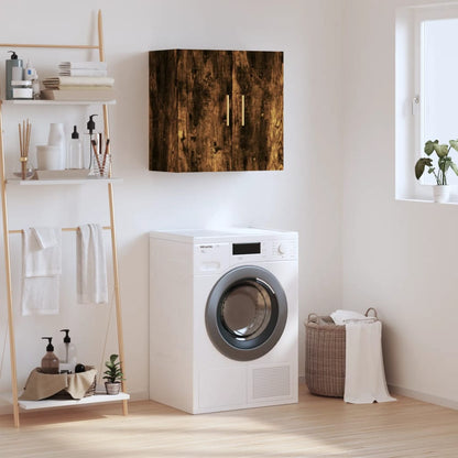 Armadietto a Muro Rovere Fumo 60x31x60 cm in Legno Multistrato | homemem39