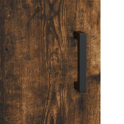 Armadietto a Muro Rovere Fumo 60x31x60 cm in Legno Multistrato