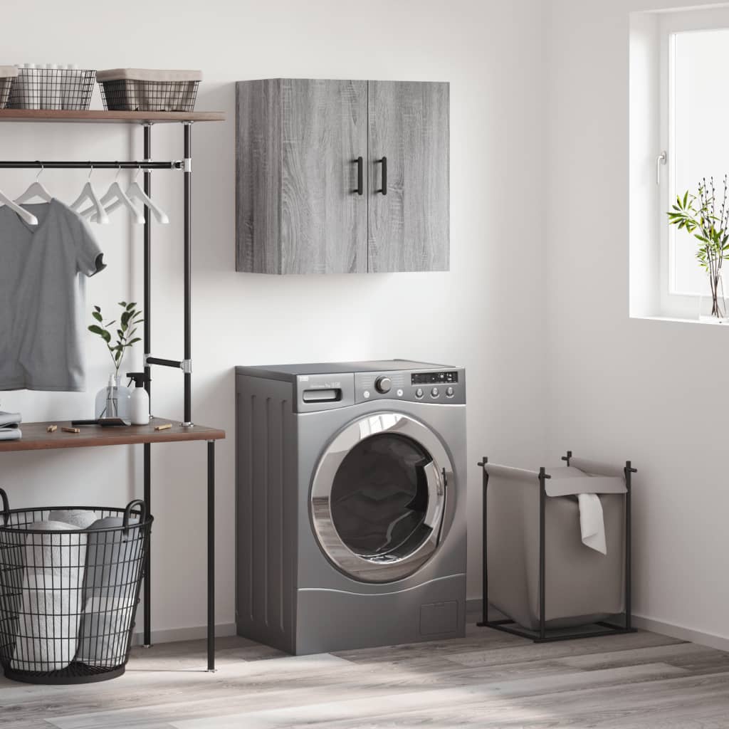 Mobile Pensile Grigio Sonoma 60x31x60 cm in Legno Multistrato | homemem39