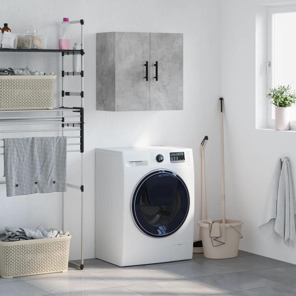 Mobile a Parete Grigio Cemento 60x31x60 cm in Legno Multistrato | homemem39