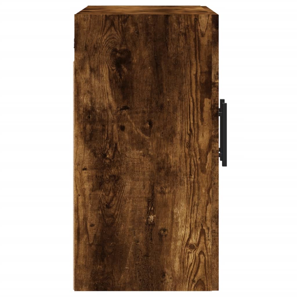 Armadietto a Muro Rovere Fumo 60x31x60 cm in Legno Multistrato