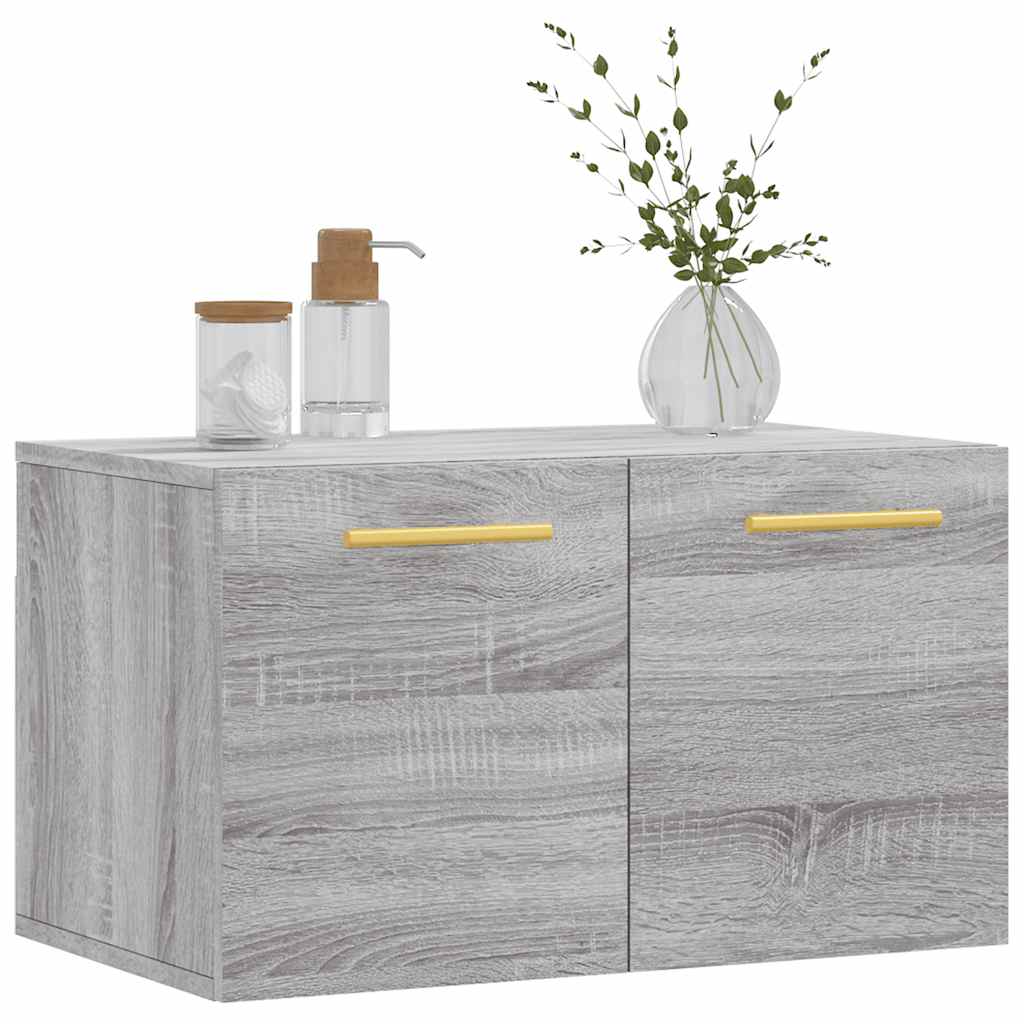 Mobile a Parete Grigio Sonoma 60x36,5x35cm in Legno Multistrato | homemem39