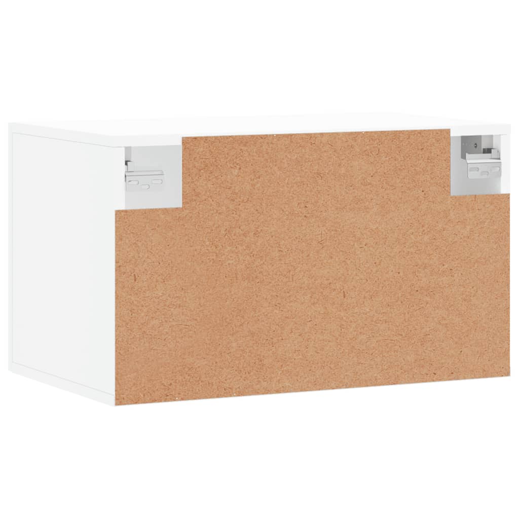 Mobile a Parete Bianco 60x36,5x35 cm in Legno Multistrato | homemem39