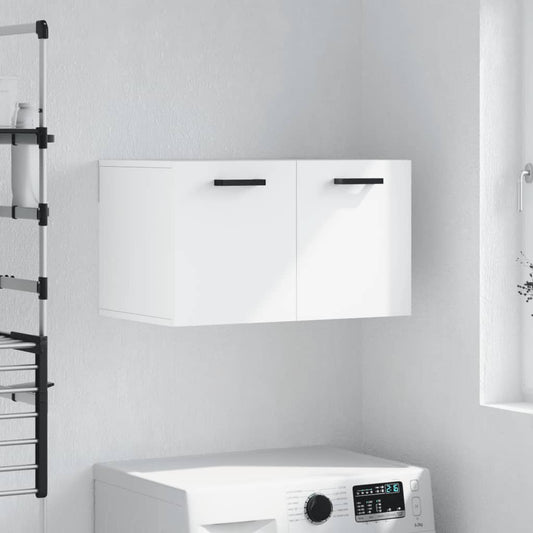 Mobile a Parete Bianco 60x36,5x35 cm in Legno Multistrato | homemem39