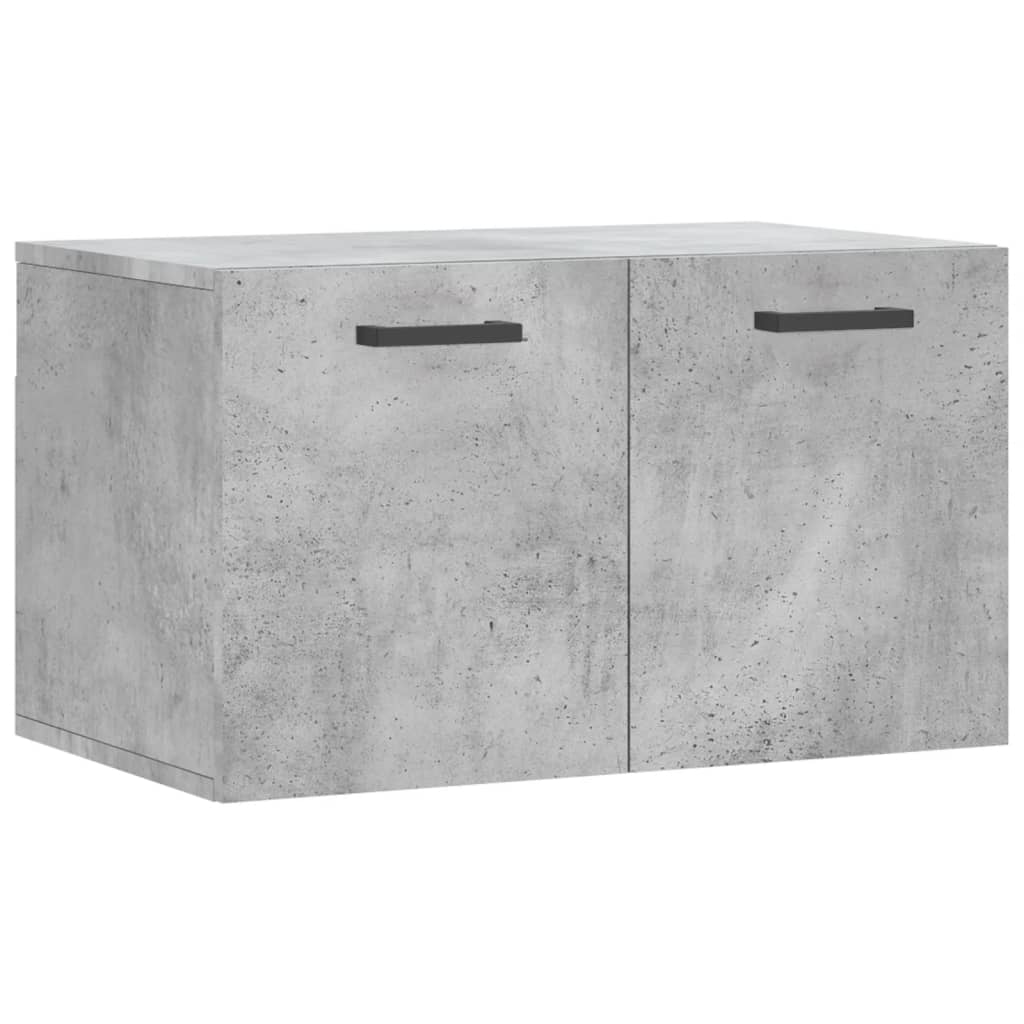 Mobile a Parete Grigio Cemento 60x36,5x35 cm Legno Multistrato | homemem39